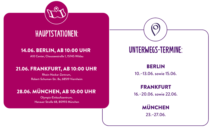 main stations with text